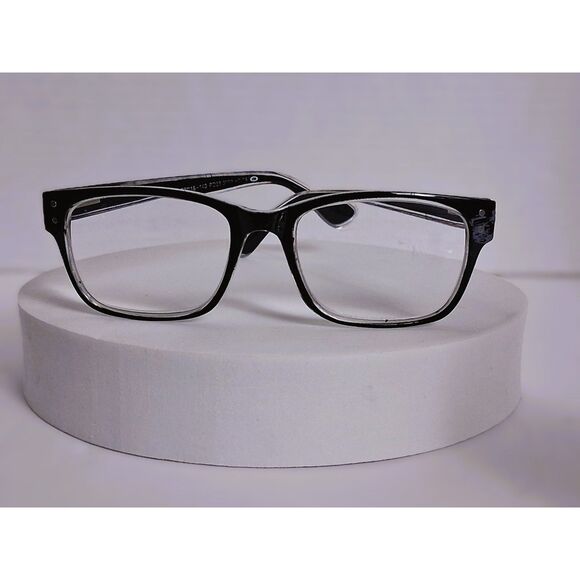 Foster Grant Black n Clear Tristan TG1023 52-18-143 PD58.5 +2.75 Reading Glasses - Picture 3 of 14